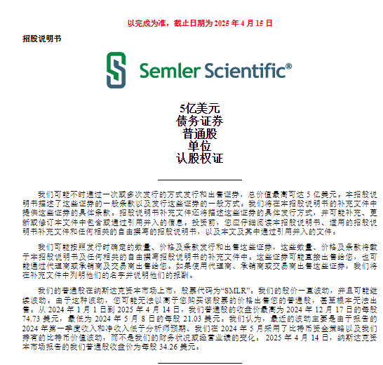 Semler医疗科技公司比特币投资大获成功，购入871枚，收益率超150%